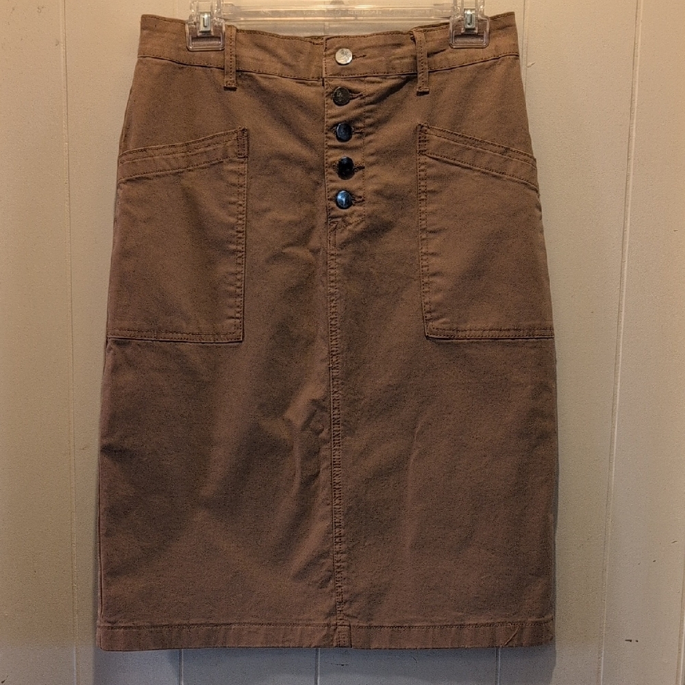 Inherit Kennedy Midi Skirt Sz. 7/8 Dusty Rose